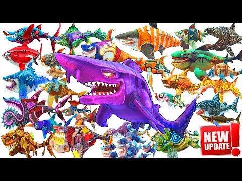 Hungry Shark World - New Update - NEW DARK MAGIC SHARK & BALDR SKIN - Android Gameplay [FHD]