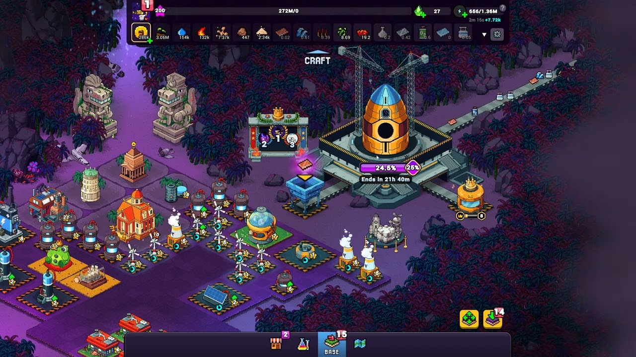 CRAFT WORLD | Masterpiece UI redesign and creation time-gated