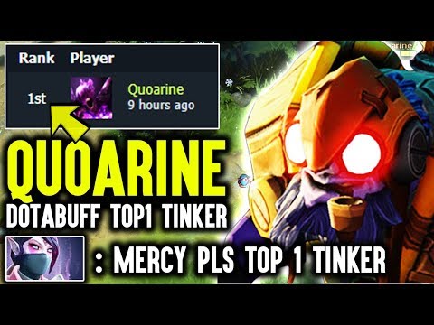 Reason Why He Is Dotabuff Top 1 Tinker 75% Highest Winrate - Quoarine Fap Hand Tinker Dota 2