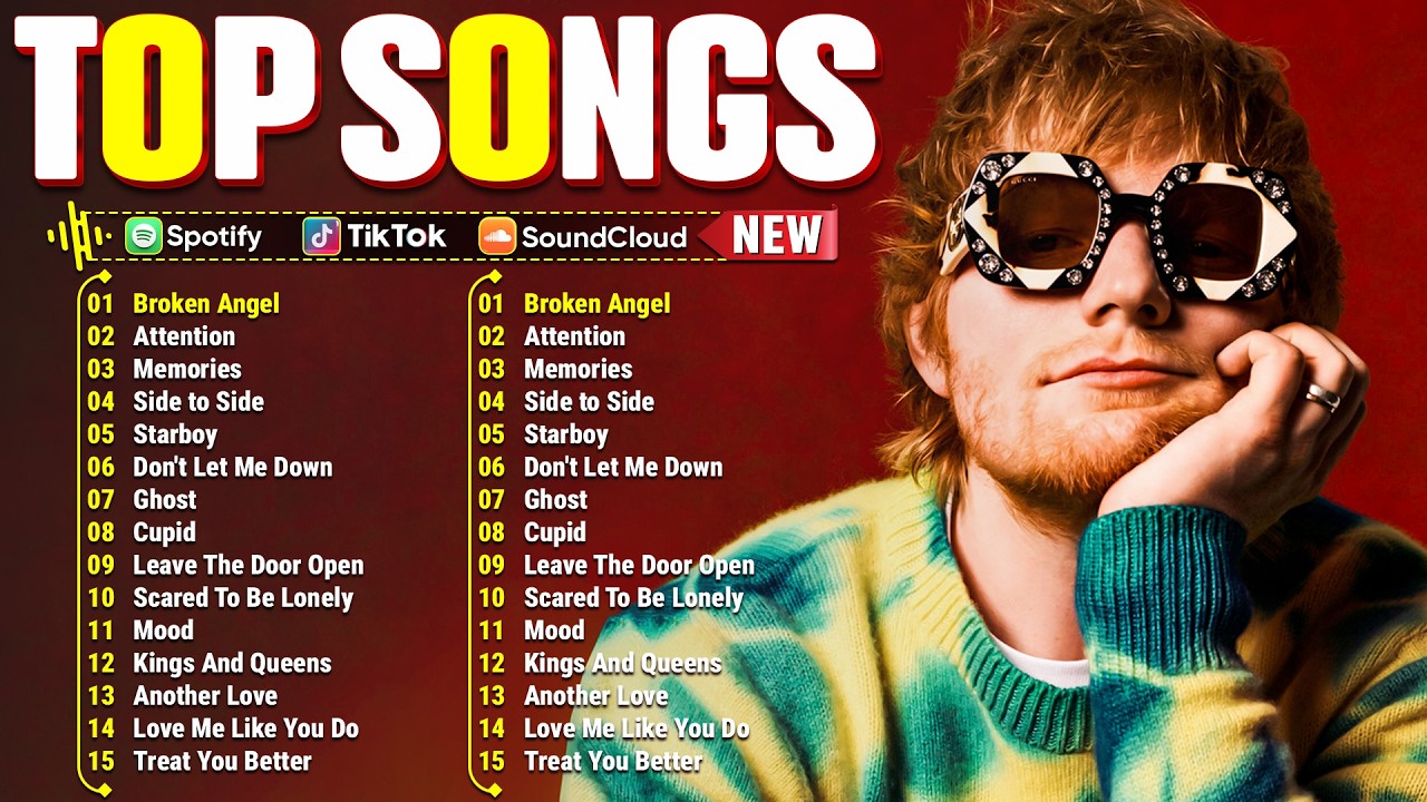 Billboard Hot 100 🍊 Spotify Playlist 2026 🍅 Ed Sheeran, Bruno Mars, Selena Gomez, The Weeknd, Adele