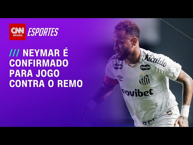 Neymar: Mesmo com leilão, jogador é confirmado pelo Santos para partida contra Remo | CNN PRIME TIME
