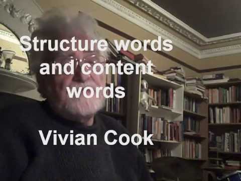 Structure Words and Content Words in English