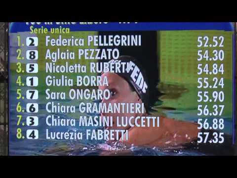 100SL - F Finale Serie A1 -Coppa Brema Aprile 2018 Riccione con F.Pellegrini