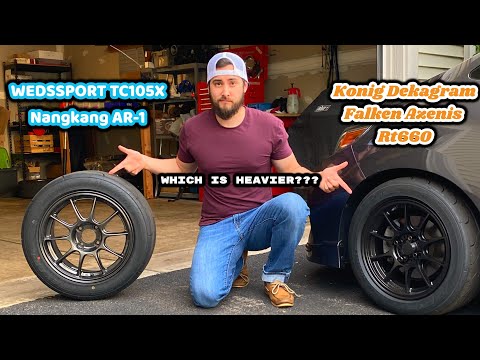 Which Is Heavier??? Wedssport TC105X vs Konig Dekagram