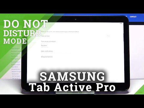How to Enable DND Mode in SAMSUNG Galaxy Tab Activate Pro – Customize Silent Preferences