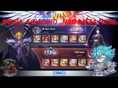 -TEM BALEIA, TEM GOLFINHO, TEM GENTE ATÉ PEDINDO REPETECO :)) ... - Saint Seiya Awakening