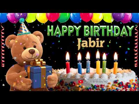 Jabir Happy birthday To You - Happy Birthday song name Jabir 🎁 🎂