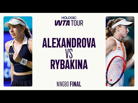 Ekaterina Alexandrova vs. Elena Rybakina | 2025 Ningbo Final | WTA Match Highlights
