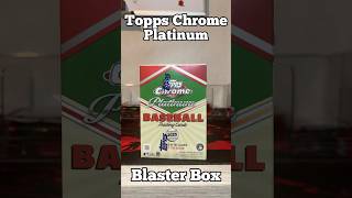 Topps Chrome Platinum Blaster Box #topps #toppschrome #toppschromeplatinum #baseballcards