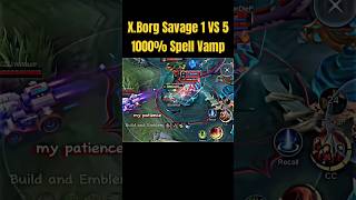 Download lagu Is That Possible ? Unlimited Spell Vamp X.Borg 1 V.s 5 Savage 11 11 #mlbb #foryou #mlbbcreatorcamp mp3 Download lagu Is That Possible ? Unlimited Spell Vamp X.Borg 1 V.s 5 Savage 11 11 #mlbb #foryou #mlbbcreatorcamp mp3