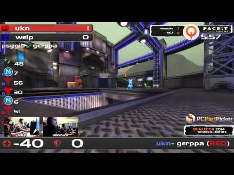 UNKNOWN vs WELP - QuakeCon 2014 CTF (Winners R3)