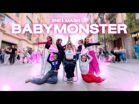 [KPOP IN PUBLIC] BABYMONSTER (베이비몬스터) _ 2NE1 MASH UP | Dance Cover by Mini EST from Barcelona