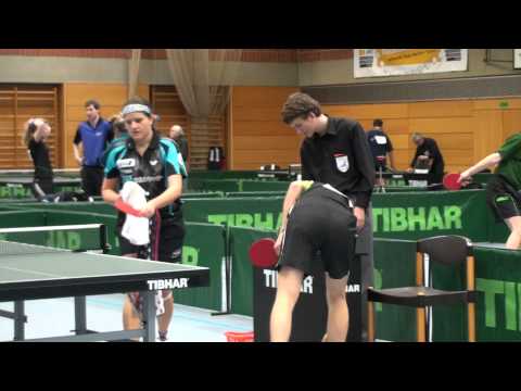 BEM HIP 2010 048 Steger, Johann Vater v  Bastian Steger coached Christof Frauendorfer u  Bauer, Sibylle im Mixed 2 Runde