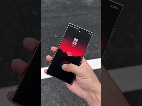 Muviz Edge switches off the screen revealing my Samsung desktop