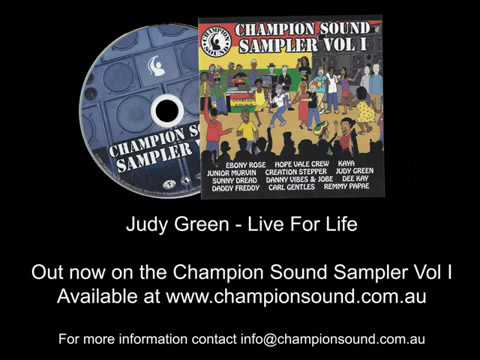 Judy Green   Live For Life