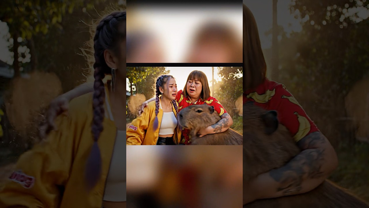 Rumi và capy bị Tí béo kiếm chuyện đuổi đi #capybara