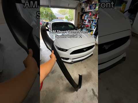 Install | Street Scene Front Chin Spoiler | American Muscle #s550 #fordmustang