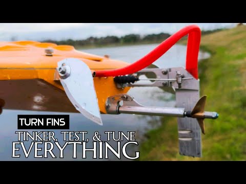 RC Boat Turn Fin Tuning | Mono Hull Turn Fin Angles Tested | Turn Fin Explained