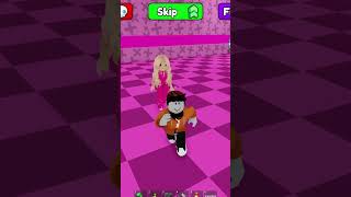 Umme plays PINK GIRL PRISON RUN #roblox #shorts