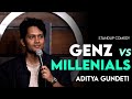 GenZ vs. Millenials | Standup Comedy  2025 by Aditya Gundeti