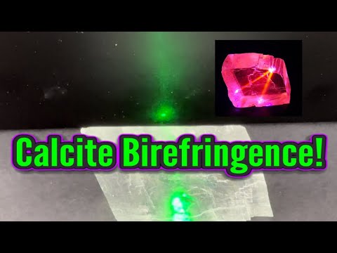 Calcite Crystal Birefringence in RamZland!💎 #STEM #RamZland #ScienceForKids