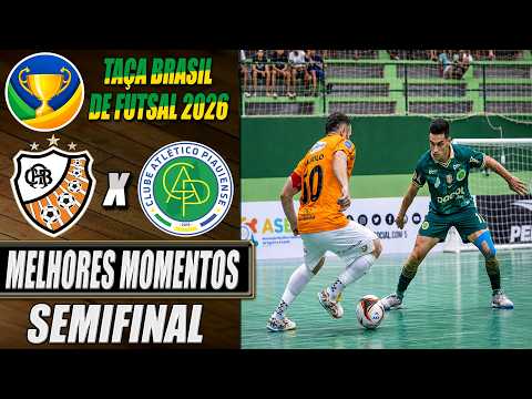 Carlos Barbosa X Atlético Piauiense | SEMIFINAL | Taça Brasil de Futsal 2026 (12/09/2026)