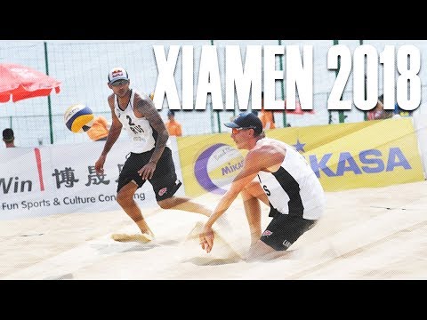 FIVB XIAMEN 2018 • Krasilnikov/Liamin (RUS) • Beach Volleyball World