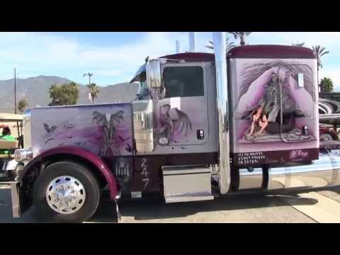 Walk-Around Look At Lil' Ray's Transport Peterbilt 389 "Wicked" At Truckin' For Kids 2014