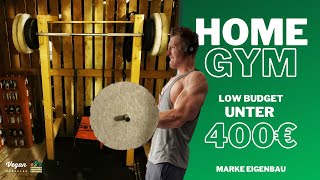 HOMEGYM für unter 400€ - Power Rack, Beton Gewichte, Kabelzug selber bauen