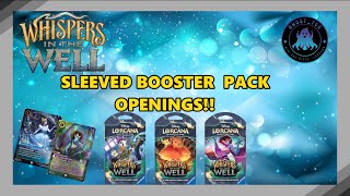 ✨HERE WE GO!✨ 🔥INSANE PULLS!🔥 Sleeved Booster Pack RIPS! Disney Lorcana Whispers in the Well!!!