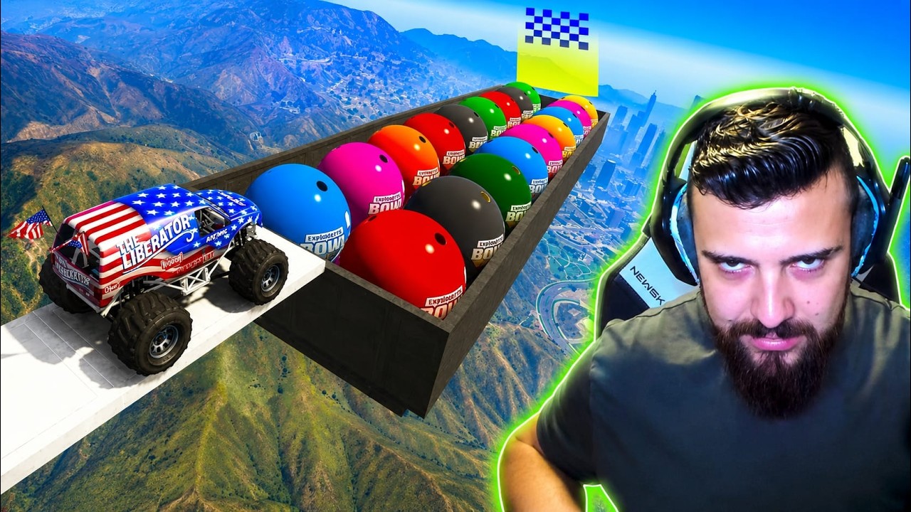 CARRERA DE RETOS IMPOSIBLES! MUCHAS RISAS!! - GTA 5 ONLINE