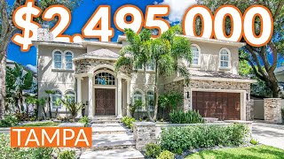Inside A $2,495,000 Beach Park Tropical Oasis | South Tampa Estate | 712 S Bella Vista Street, Tampa