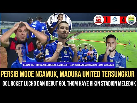 WHAT A GAME‼️Persib Goes Berserk, Lucho's Rocket Goal Leaves Them Powerless, Thom Haye's First Go...