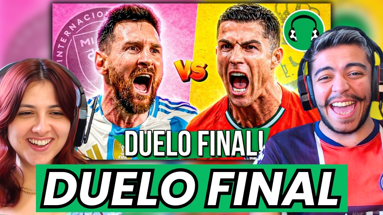 (FutParódias) ♫ MESSI vs CR7: O DUELO DEFINITIVO!| Paródia Sucker For Pain | REACT