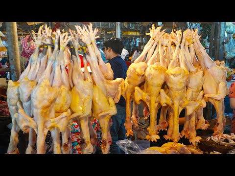 Country Market Fresh Food, Trapeang Thloeng Fresh Food Market Tour, Amazing Cambodian Local Market S