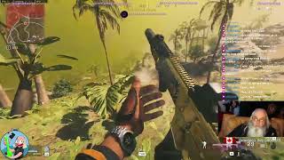 Gaming Grandpa Warzone Shorts Old Man Gaming practicing to get better aim!