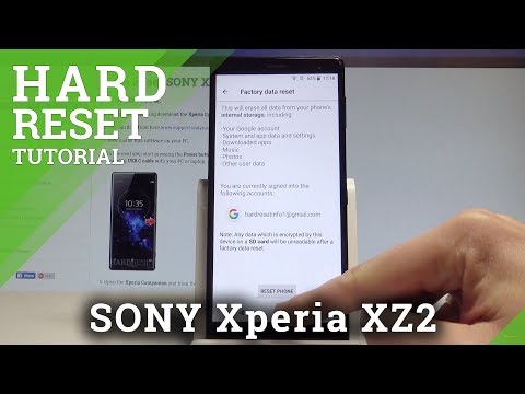 How to Factory Reset SONY Xperia XZ2 - Wipe Data / Reset Phone |HardReset.Info