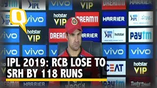 IPL 2019: Royal Challengers Bangalore no Match for Sunrisers Hyderabad, Lose by 118 Runs | The Quint