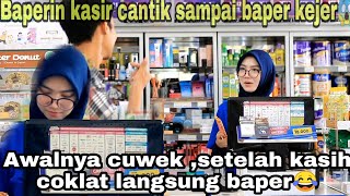 Download lagu GOMBALIN KASIR SUPER BAPER | PRANK KASIR CANTIK INDOMARET mp3