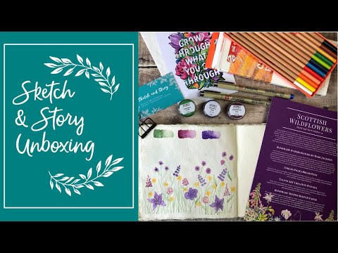 Sketch & Story | Art Subscription Box | Unboxing