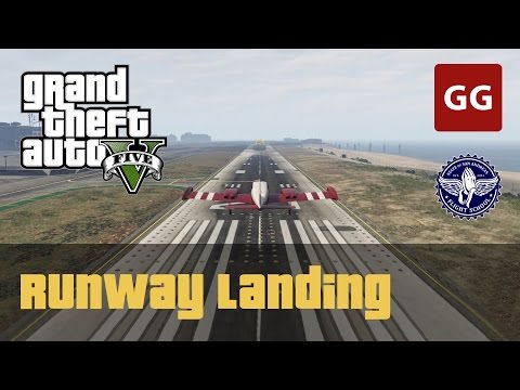 Runway Landing (Gold Medal) — GTA 5 Flight School