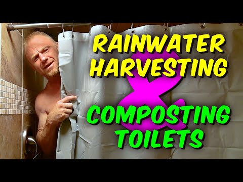 Tiny House Build: Ep 5: Off-Grid Water & Waste Solutions: Rainwater Collection & Composting Toilets