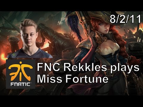 FNC Rekkles - Miss Fortune vs. Jhin - Euw LoL Challenger