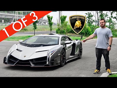 1 OF 3 Lamborghini Veneno Comes Out To Play!