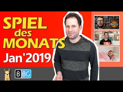 Spiel des Monats Januar 2019 / Neues Format von Better Board Games mit vielen Gästen / SpieLama