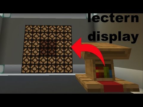 3 by 3 display using the new lectern [minecraft 1.14]