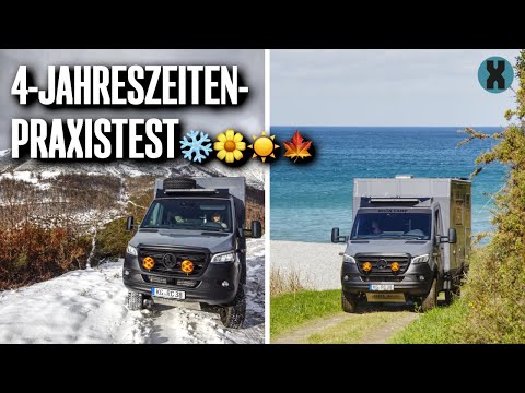 Rhöncamp Rebel 4x4: Ein Offroad-Camper für alle Jahreszeiten? ❄️🌼☀️🍁 (4K)