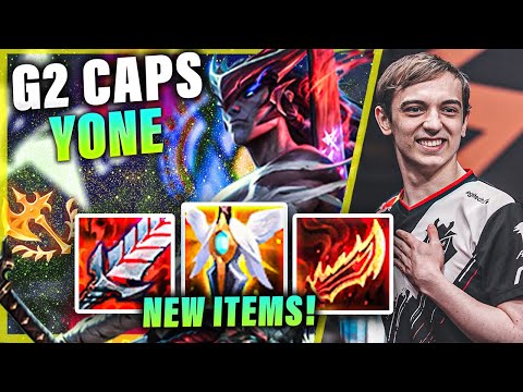 G2 CAPS PLAYING YONE MID W/ NEW ITEMS VS SYDRA | PRESEASON S11 G2 PLAYERS STREAM GAMEPLAYS