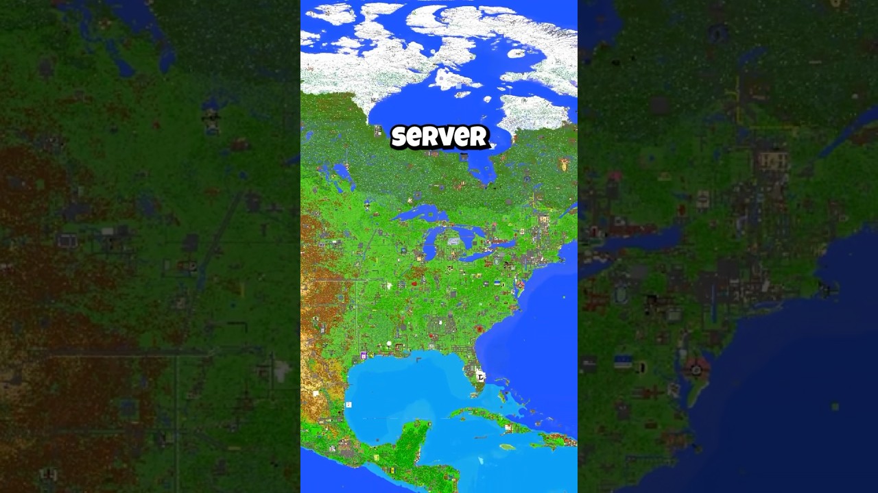 Real life earth map #minecraft #bedrock #minecraftserver #mcyt #smp #fyp