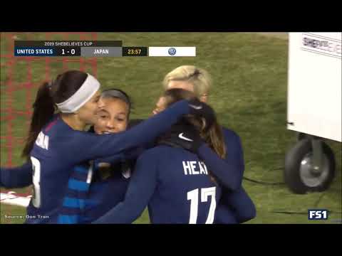 Tobin Heath vs Japan (28/02/2019)